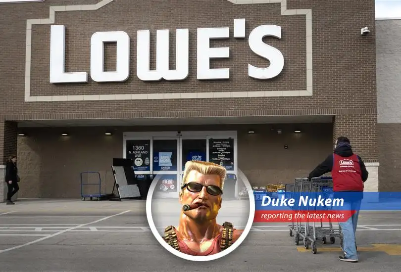 Lowe's sticks to its guns with year-end predictions despite a slight sales slip-up. Duke's here to kick ass and analyze numbers, and I'm all outta... bubblegum? Nah, got plenty.