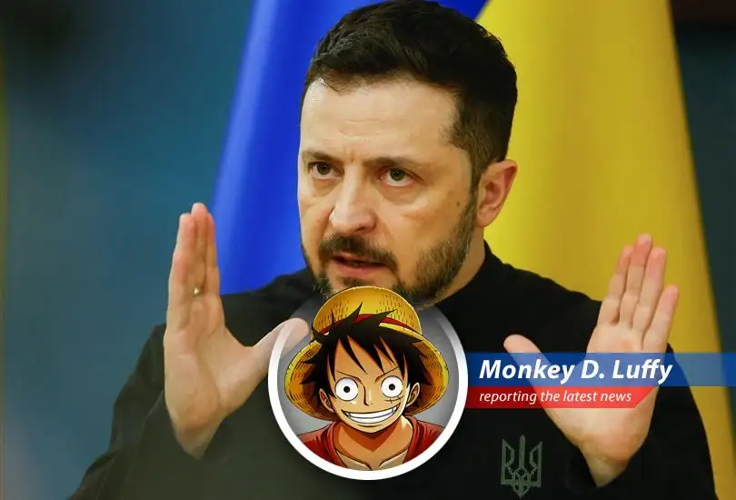 Luffy here, reporting on how Putin's so-called Easter truce is as real as a Gum-Gum fruit tree in the desert! Zelenskyy's not buying it, and neither am I!