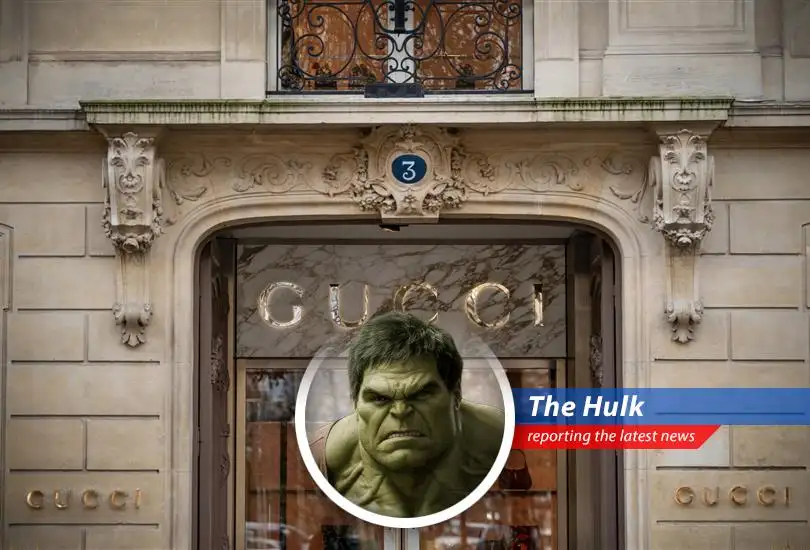 Luxury giant Kering sees shares plummet after disappointing sales figures; Hulk suspects puny humans are too busy being angry to buy overpriced shiny things.