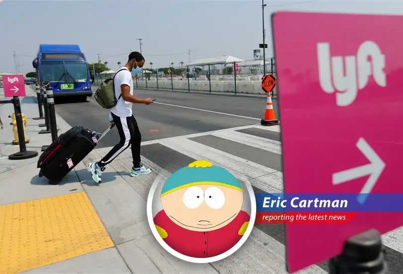 Lyft's stock price went up because they're buying back shares and not seeing any slowing down from customers, says the CEO. Uber's crying about it!