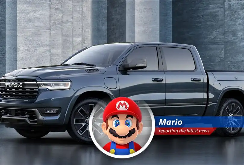 Mario dives into Ram's ambitious plan to rev up sales with classic engines, NASCAR, and a whole lotta 'Let's-a Go!'
