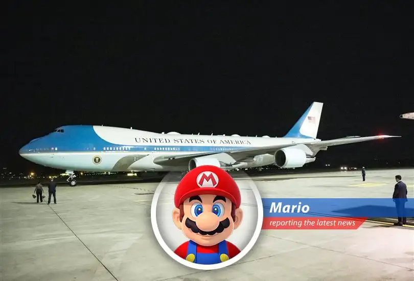 Mario jumps into the news to cover the story of Qatar's offer of a Boeing 747 to the U.S. as a temporary Air Force One, amidst manufacturing delays and political squabbles. Wahoo!