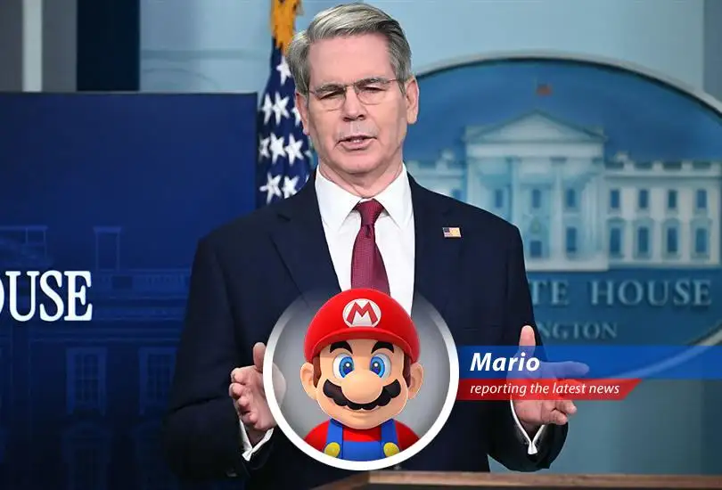 Mario jumps into the world of international economics as US and China meet to de-escalate trade tensions. Mama Mia, let's-a go!