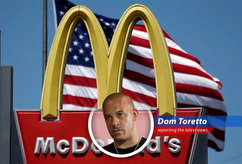 McDonald's earnings report looms, analysts predict potential slowdown, Dom Toretto style breakdown.