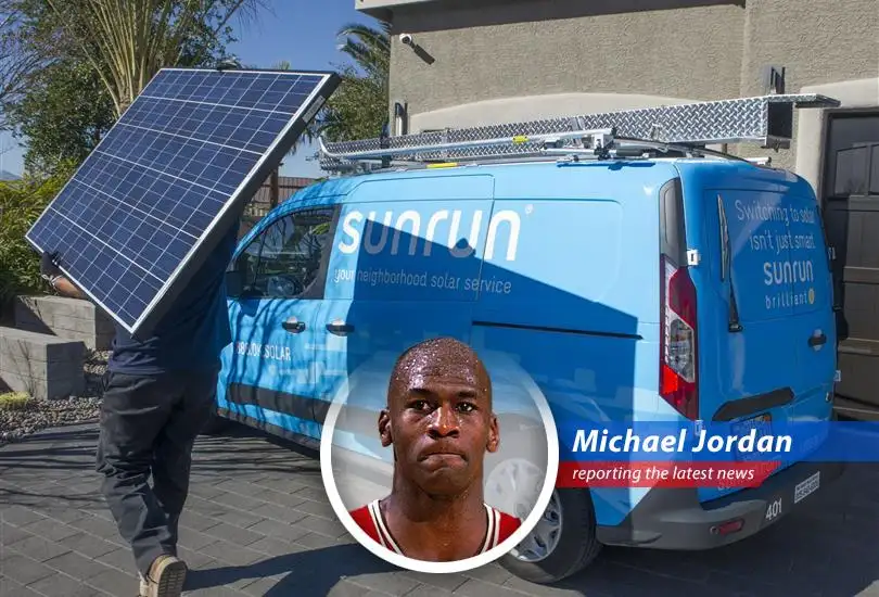Michael Jordan critiques the Senate's tax bill, predicting a potential wipeout for rooftop solar while big solar farms keep on dunking.