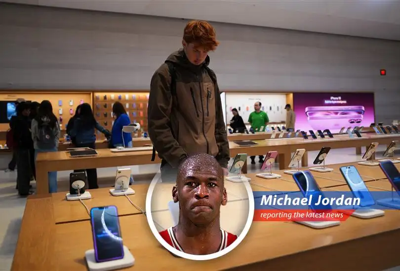 Michael Jordan gives his take on the recent performance of tech stocks, particularly Apple, amidst market volatility, tariffs, and the rise of AI, and whether investors should be worried or see opportunity.