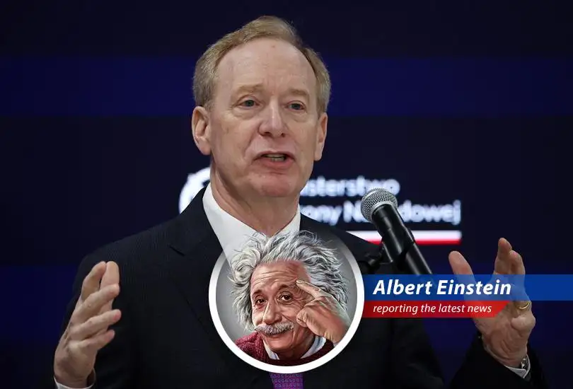 Microsoft President Brad Smith urges the U.S. government to prioritize quantum research funding to avoid being surpassed by China, citing potential economic and security risks.