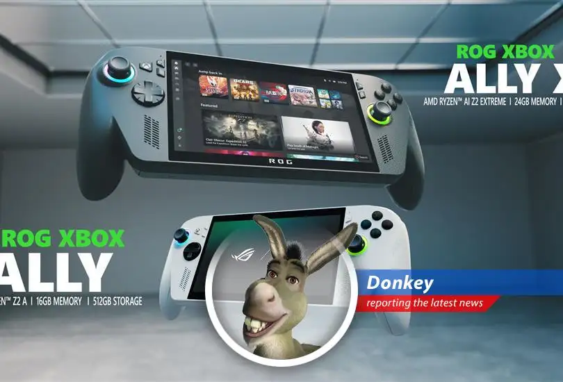Microsoft and ASUS team up for the ROG Xbox Ally, bringing Xbox games to your sweaty little hands (just kidding... mostly)!
