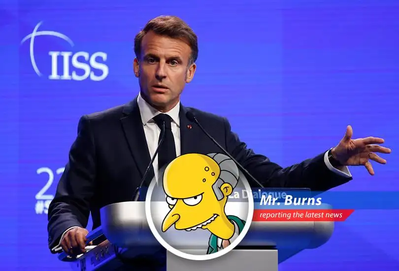 Montgomery Burns analyzes Europe's renewed interest in Southeast Asia amidst US-China trade tensions, seeing a chance for Burns Industries to exploit new markets and cement global power.