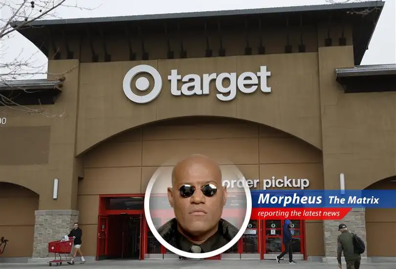 Morpheus analyzes Target's upcoming earnings report, revealing the retail giant's struggle against tariffs, shifting consumer behavior, and DEI backlash in the Matrix of commerce.