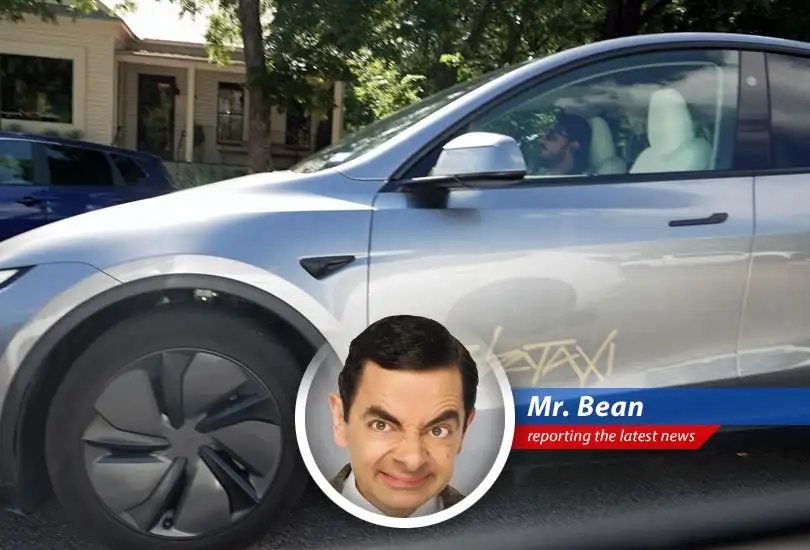 Mr. Bean investigates Tesla's Robotaxi launch, finding a mix of impressive maneuvers and moments that would make even Teddy nervous.