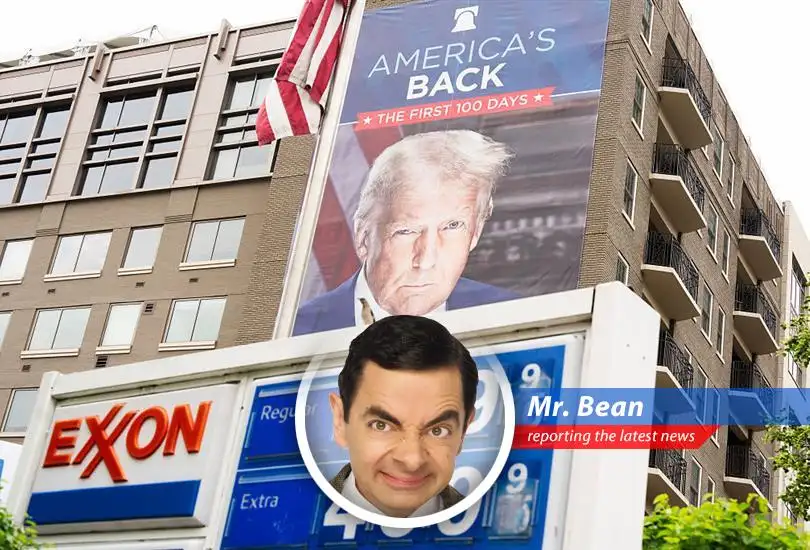 Mr. Bean investigates Trump's claim of low gas prices, finds a few surprises and a lot of hot air!