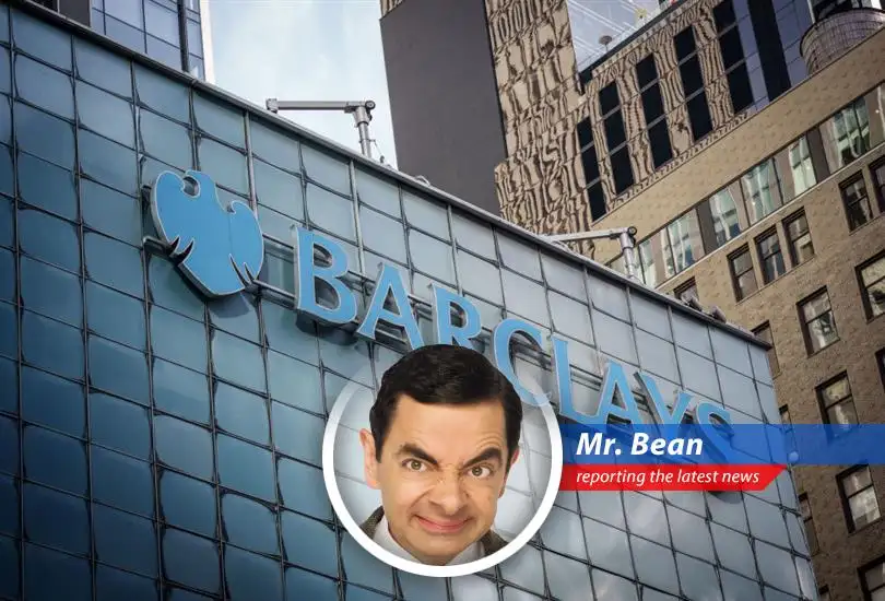 Mr. Bean reports on Barclays' surprisingly good financial quarter, trade wars, and other confusing grown-up stuff, while trying not to spill tea on his trousers.