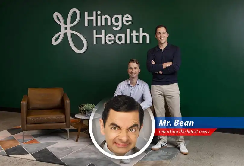 Mr. Bean reports on Hinge Health's journey from cockroach mascots to a daring IPO amidst market chaos, with a dash of Bean-style bewilderment.