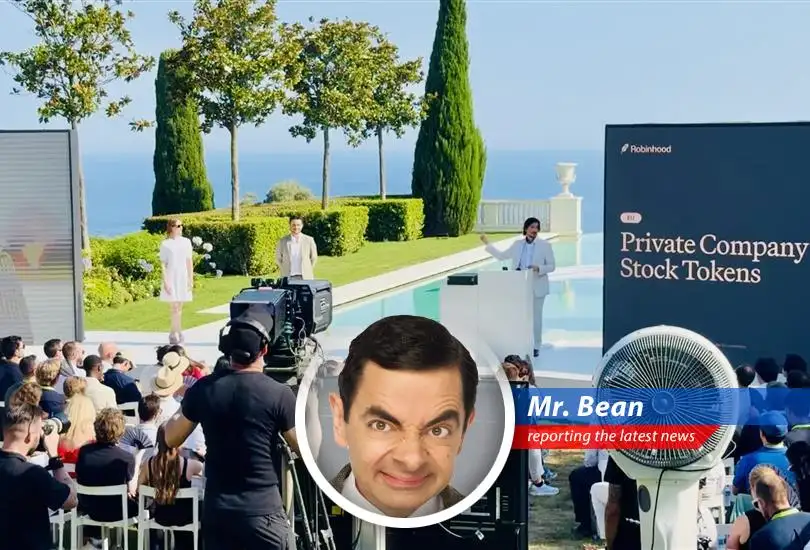 Mr. Bean reports on Robinhood's crazy plan to give everyone a piece of SpaceX and OpenAI – but only in Europe! What about Teddy?