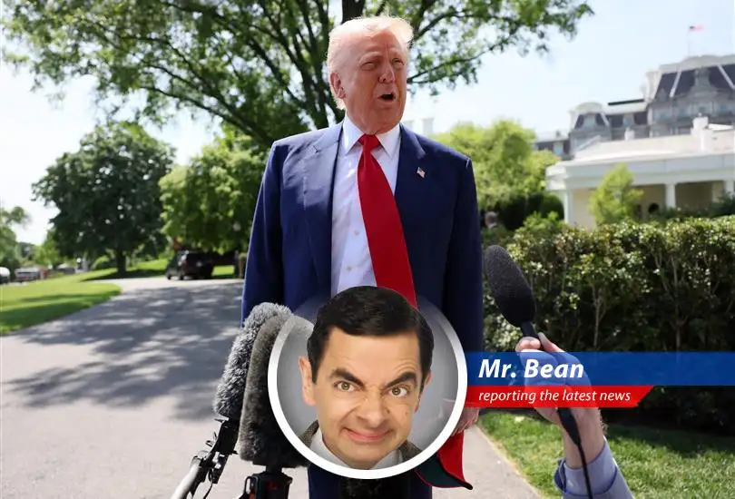 Mr. Bean reports on the US-India trade deal negotiations, finding parallels with his own chaotic adventures in bartering and international relations (sort of).
