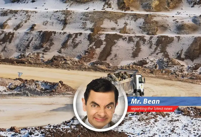 Mr. Bean reports on the surprising minerals deal between the U.S. and Ukraine, wondering if it's all just a big game of hide-and-seek with shiny rocks.