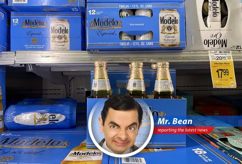 Mr. Bean stumbles upon Wall Street's worries about Constellation Brands, offering his unique (and slightly clueless) take on the situation.