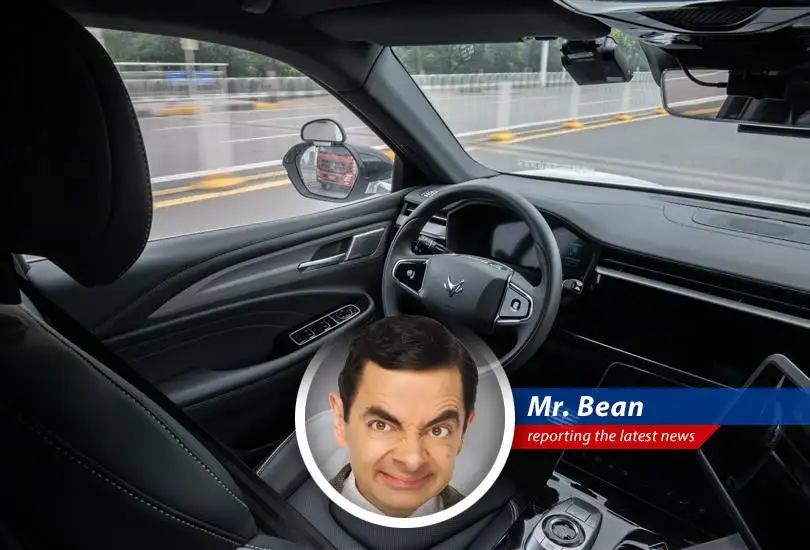 Mr. Bean's hilarious commentary on Baidu's Apollo Go robotaxi expansion into Europe, filled with unexpected twists and turns.
