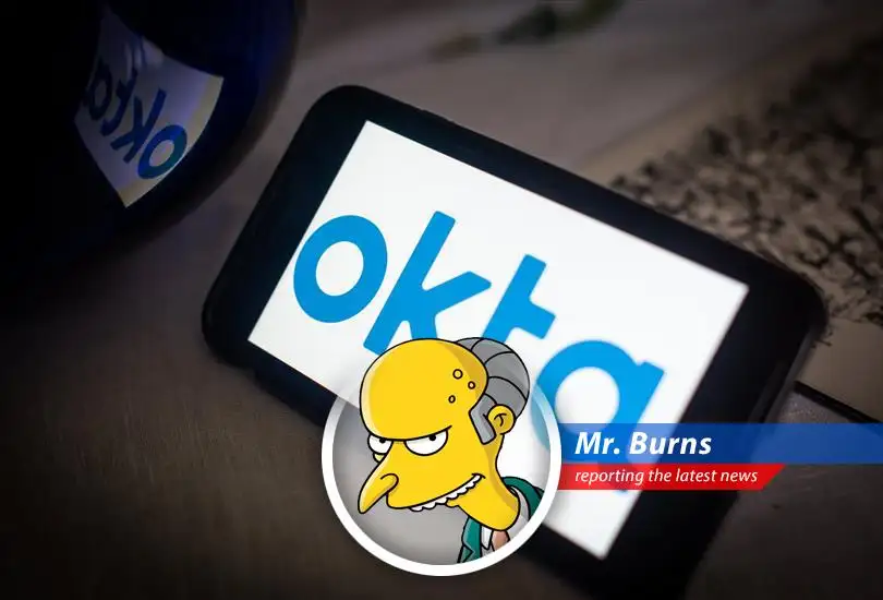 Mr. Burns analyzes Okta's recent stock dip and proposes a low-risk trade setup, proving that even an aging billionaire can still sniff out a profit.
