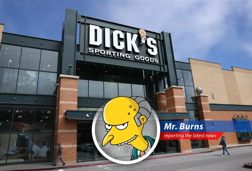 Mr. Burns dissects Dick's Sporting Goods' steady financial forecast amidst a major acquisition, revealing his unique perspective on corporate strategies and potential worker exploitation.