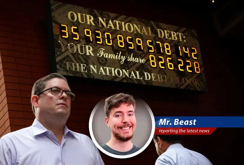 MrBeast dives into CNBC's report on the US deficit, exploring the potential fallout and asking: Are we about to give away the entire country?!