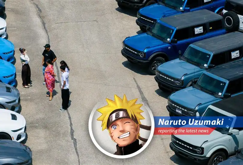 Naruto Uzumaki reports on how new tariffs are making folks hesitant to spend their hard-earned Ryo (dollars) and save it like they are hoarding ramen.