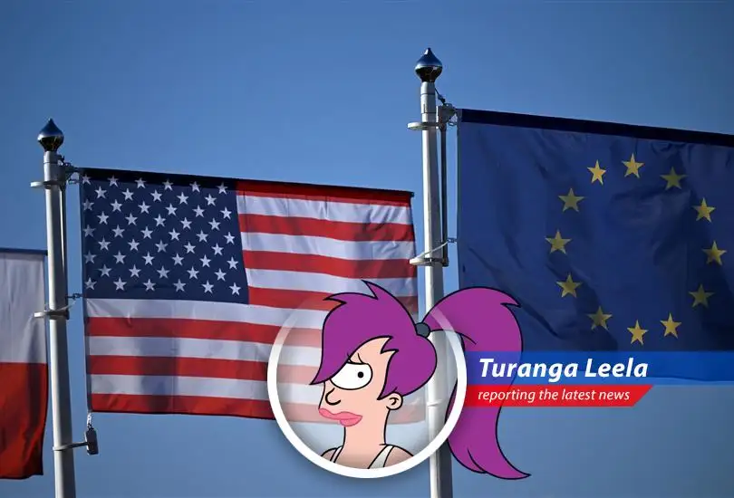 Negotiations between the U.S. and EU stall over tech regulation, taxes, and mismatched worldviews, threatening a full-blown tariff war. Looks like we're all gonna be poorer than Zoidberg!