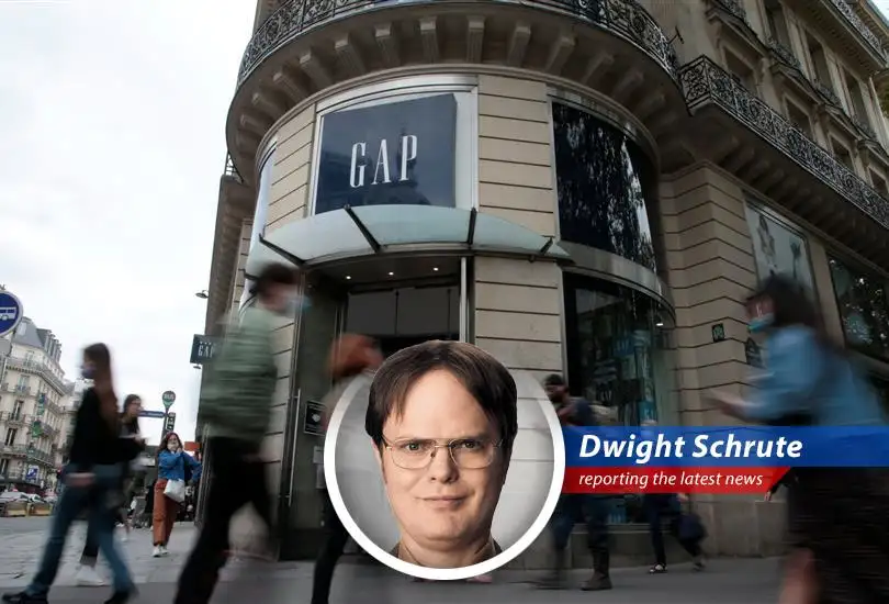 New tariffs threaten to drown Gap's profits, potentially costing them up to $150 million. Dwight Schrute investigates the implications for fashion and beet farming.