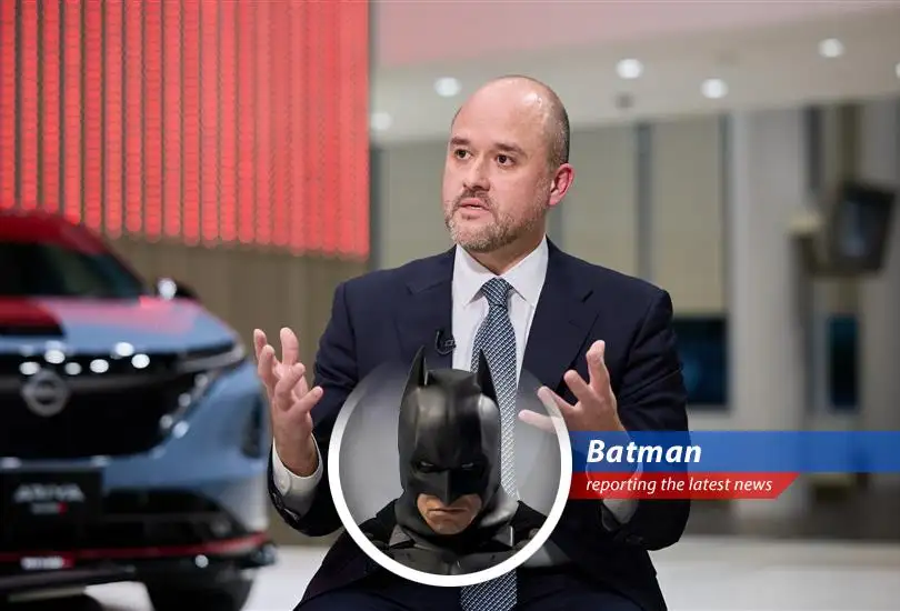 Nissan's CEO admits the automaker is struggling and undergoing major restructuring, including job cuts and plant closures, to address declining sales and global competition. Sounds like Gotham on a Tuesday.