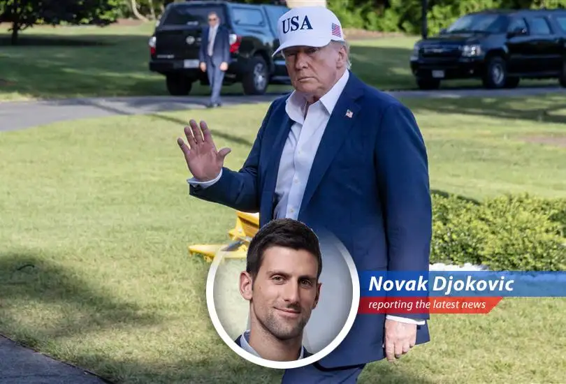 Novak Djokovic humorously analyzes Trump's latest tariff moves on 14 countries, finding the humor and absurdity in the world of trade wars.