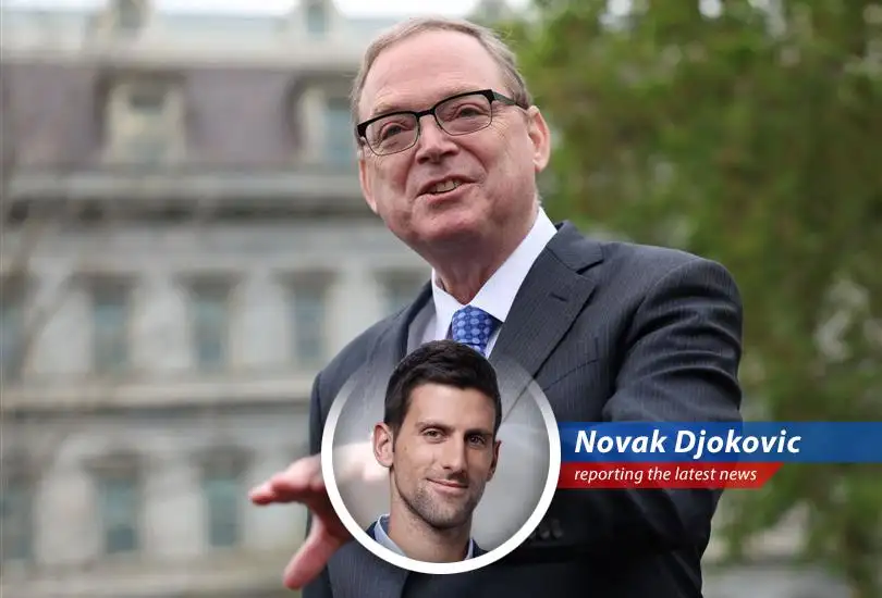 Novak Djokovic humorously analyzes the news of court rulings against Trump's tariffs, drawing parallels to his own experiences and views on freedom of choice and holistic well-being.