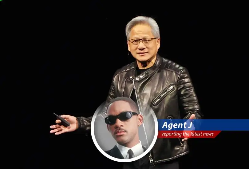 Nvidia CEO Jensen Huang sees his salary skyrocket after a decade, proving that even earthlings can benefit from advanced alien tech... I mean, AI.