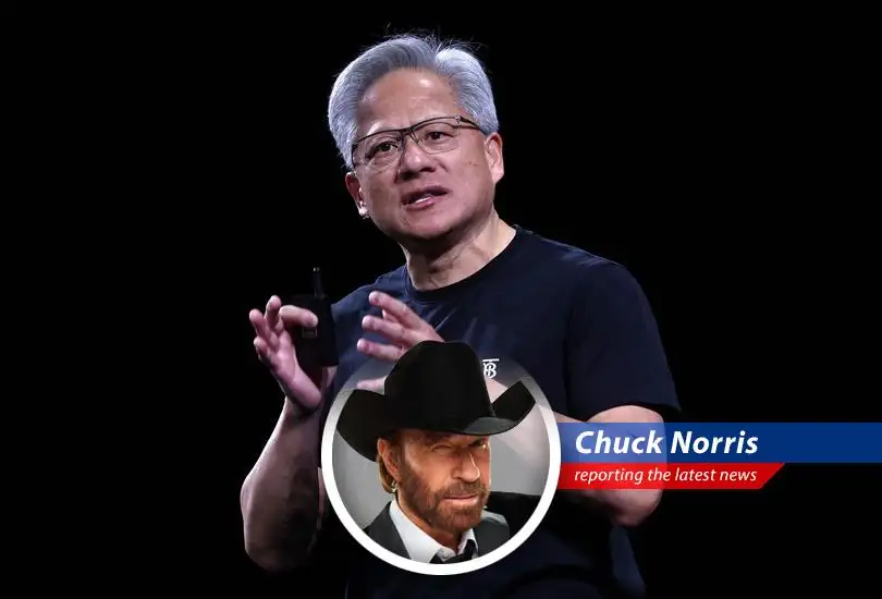 Nvidia's stock surge defies China concerns, reclaiming its throne as the world's most valuable company, proving that even artificial intelligence fears Chuck Norris.