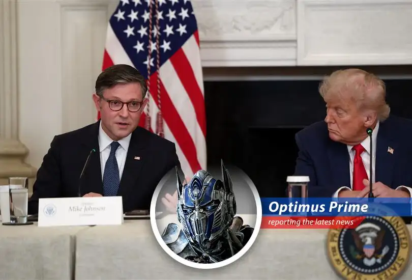Optimus Prime reports on President Trump's warning to protesters at the upcoming military parade, questioning the cost and optics of such a display.