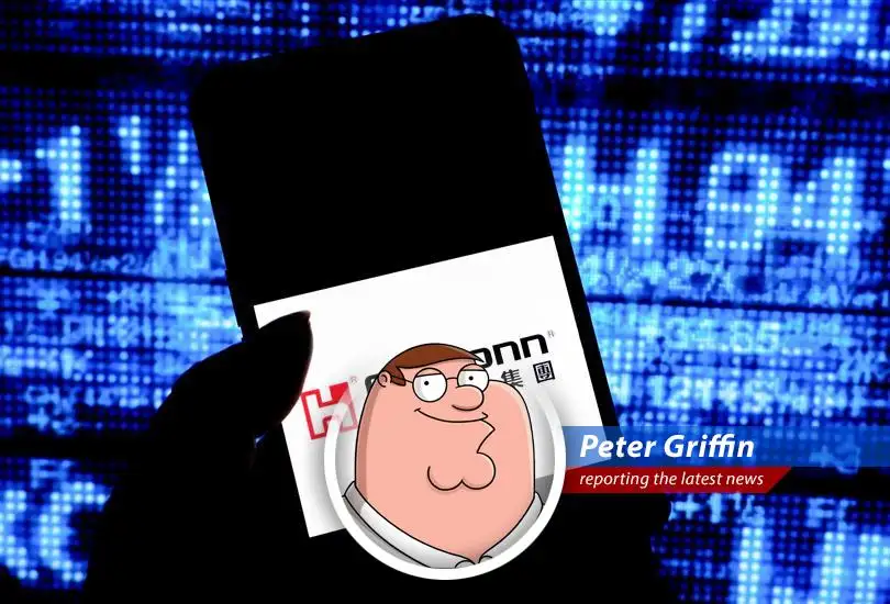 Peter Griffin reports on Foxconn's new semiconductor plant in India, a move away from China, filled with tariffs, wafers, and enough tech jargon to make your head spin faster than Chris after eating too much sugar.