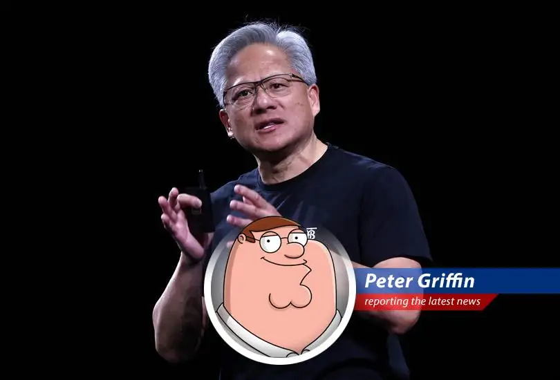 Peter Griffin reports on Nvidia's Jensen Huang's European tour, AI hopes, and the looming threat of Chinese tech.