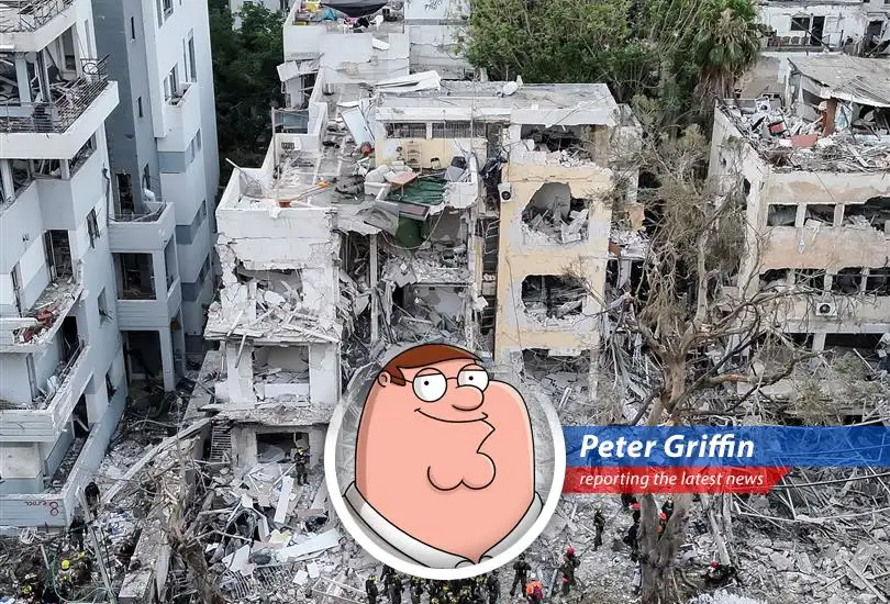 Peter Griffin reports on the escalating conflict between Iran and Israel, with oil prices and global markets feeling the heat. It's like that time I accidentally started a war with a bag of Cheetos!