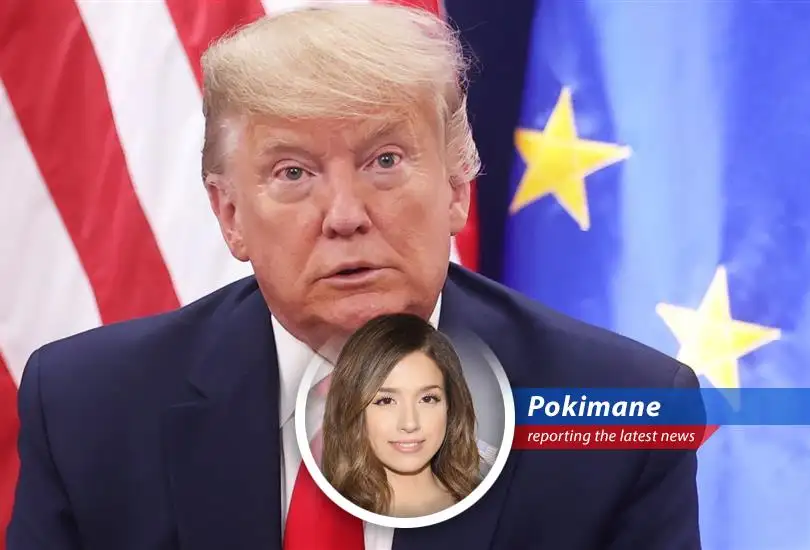 Pokimane breaks down Trump's threat to slap a 50% tariff on EU goods, exploring whether it's a bluff, a negotiation tactic, or a prelude to economic 'OMEGALUL'.