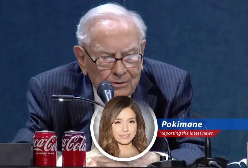 Pokimane dives into the recent dip in Berkshire Hathaway's stock after Warren Buffett's succession announcement, mixing finance with a sprinkle of Twitch humor.