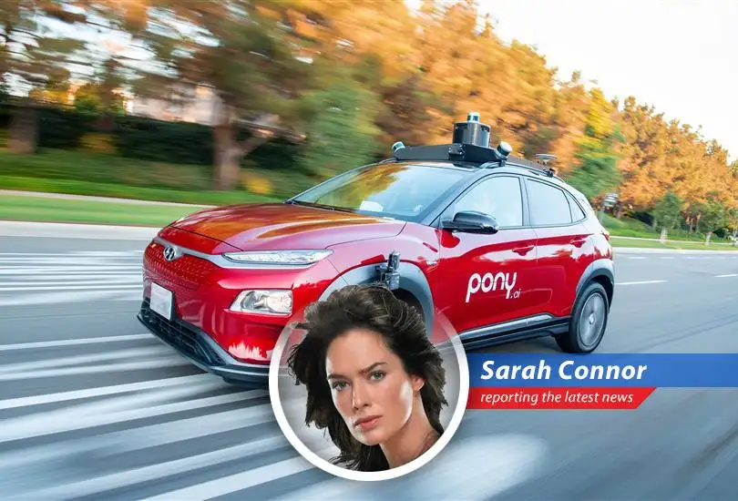 Pony.ai's self-driving car spontaneously combusts in Beijing, raising questions about the future of autonomous vehicles and whether Skynet is just running a little late.