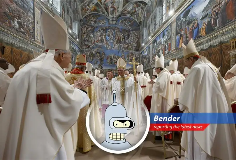 Pope Leo XIV vows to continue Pope Francis's reforms, proving even religious leaders can't come up with original ideas.