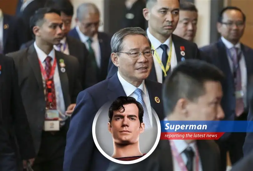 Premier Li Qiang calls on the Asian Infrastructure Investment Bank (AIIB) to ramp up support for China's Belt and Road Initiative, while Superman muses on global economics and whether he should invest in infrastructure or just fly over it faster.