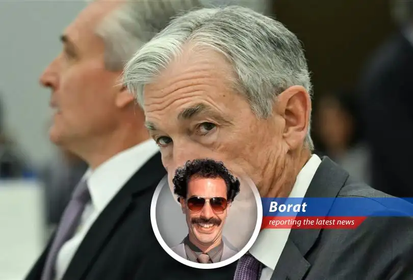 President Trump calls Jerome Powell a 'numbskull' for not cutting interest rates, and Borat weighs in with his expert economic opinions from Kazakhstan!