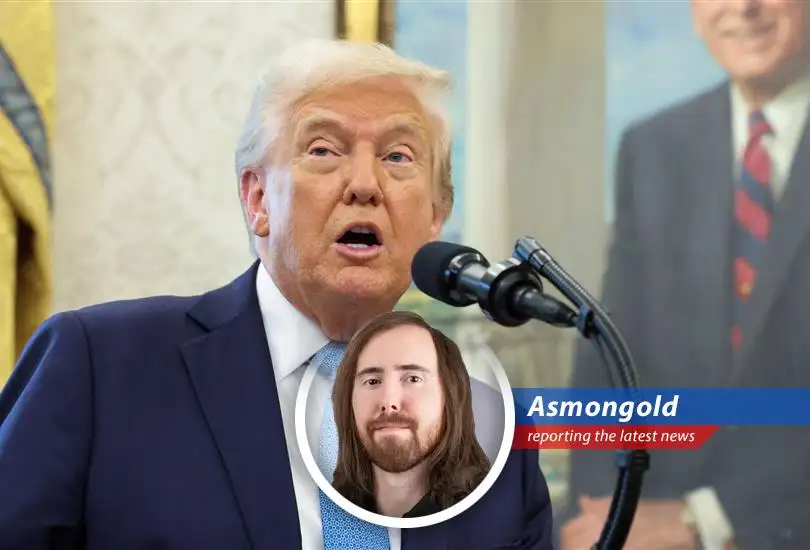 President Trump clarifies he has no plans to remove Federal Reserve Chair Jerome Powell, causing stock futures to rise and Asmongold to question everything.