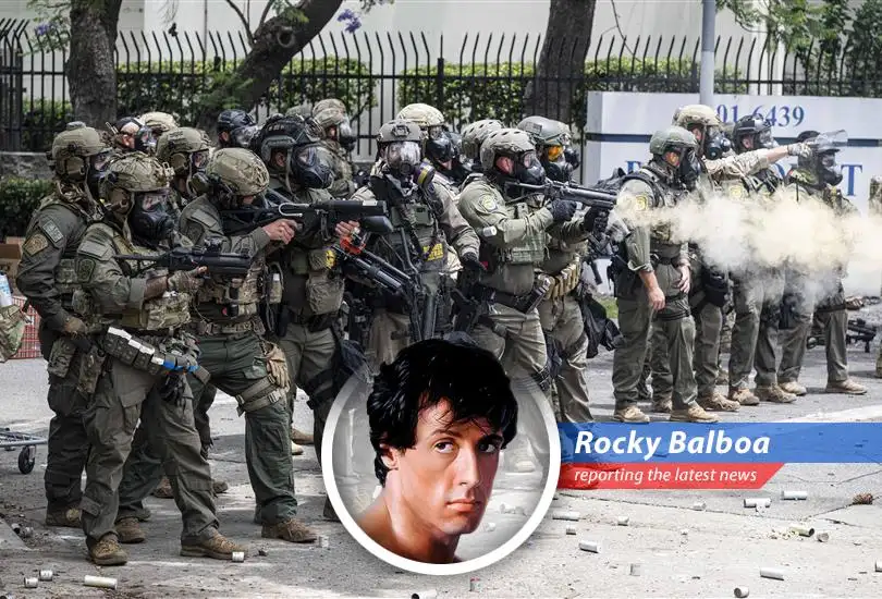President Trump deploys the National Guard to Los Angeles amid immigration protest clashes, stirring up a real Italian Stallion-sized debate.