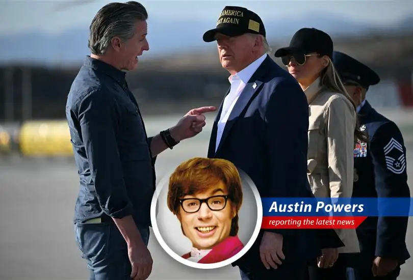 President Trump gets his knickers in a twist over a trans athlete, threatening to cut off California's federal funds if they don't toe the line. Oh, behave!