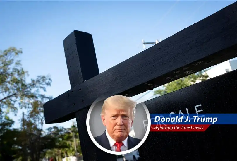 President Trump reports on the recent drop in mortgage demand due to rising interest rates and economic uncertainty, while also taking a few well-deserved shots at the Fed and the Fake News media.