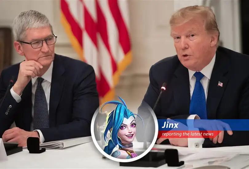 President Trump tells Apple CEO Tim Cook to shift production back to the US, sparking tariff talks and manufacturing mayhem. Sounds like a fun kinda chaos!