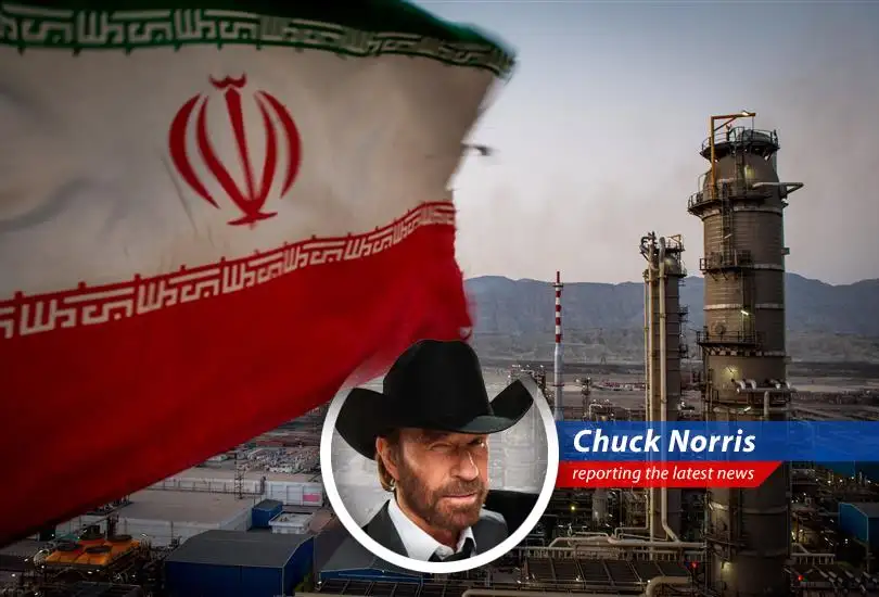 President Trump threatens sanctions on countries dealing with Iran, sending oil prices soaring and Chuck Norris into a whirlwind of geopolitical analysis.